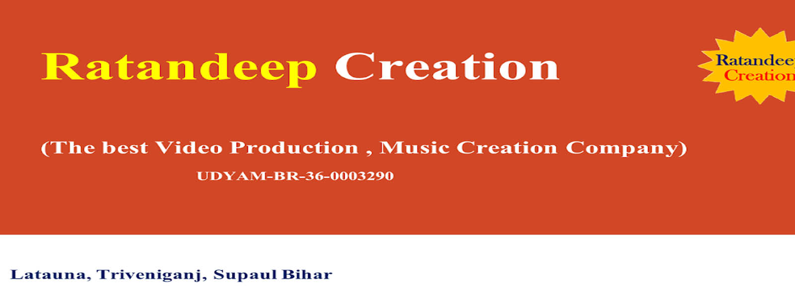 Music Company Ratandeep Creation